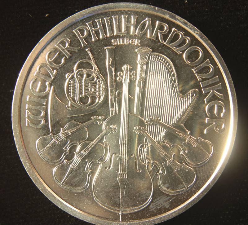 2015 AUSTRIAN PHILHARMONIC 1 TROY OZ .999 FINE SILVER