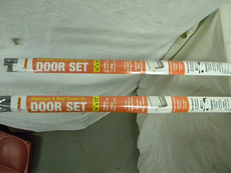 lot 58 image: Frost King Door Set