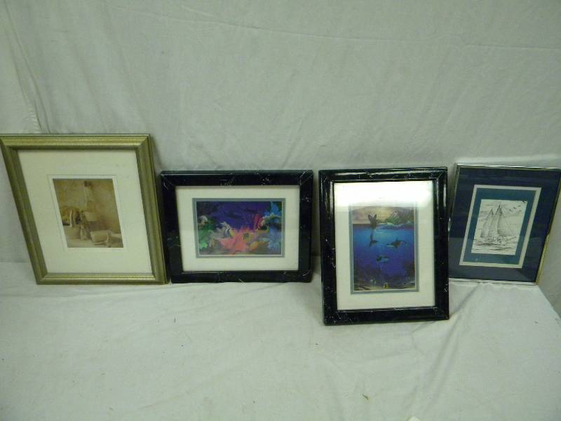 lot 106 image: Framed Art Prints