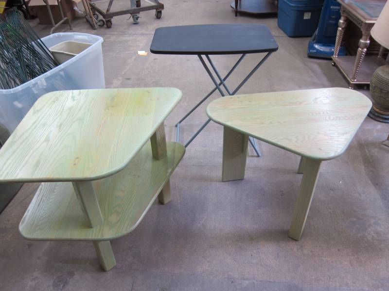 TV Stand, Accent Table, & Folding Table
