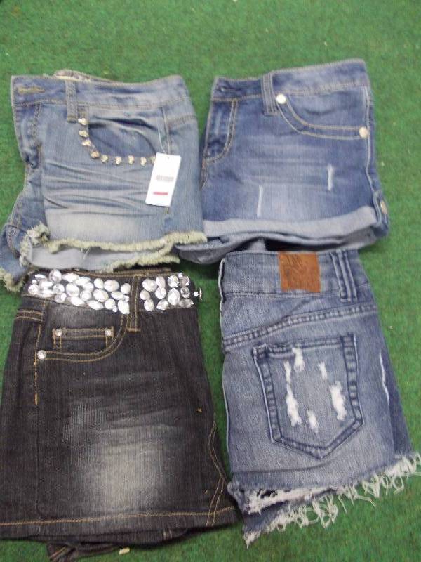Jean Shorts & Skirt