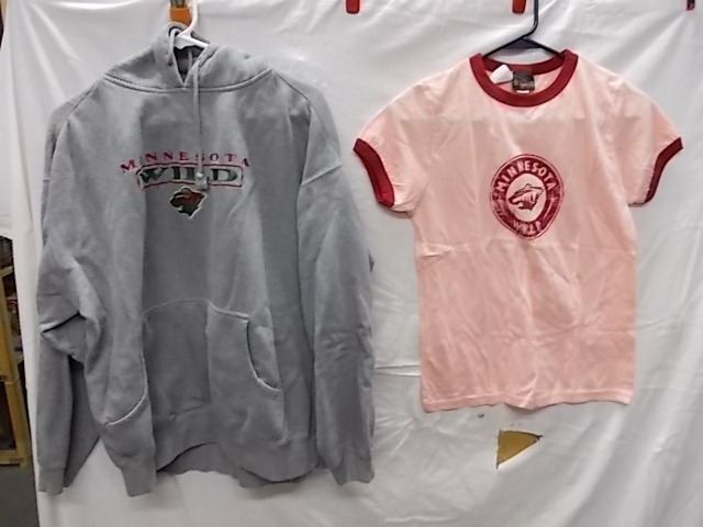 Minnesota Wild Hoodie & Mikko Koivu Tee Size M