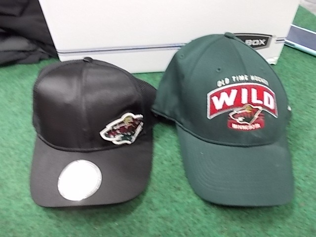 2- Minnesota Wild Hats New With Tags