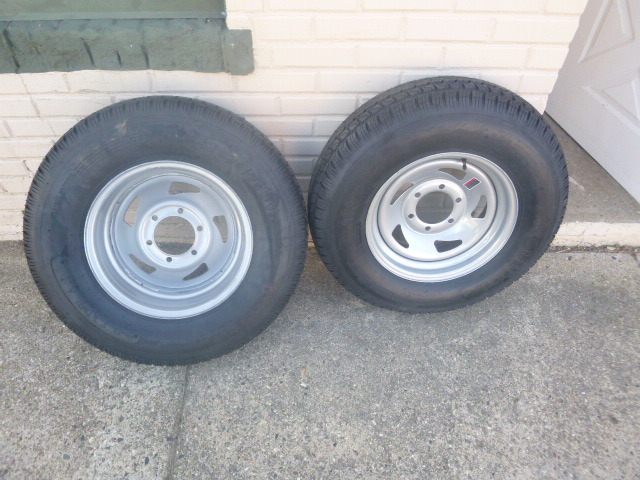 2 New Rintal Trailer Tires