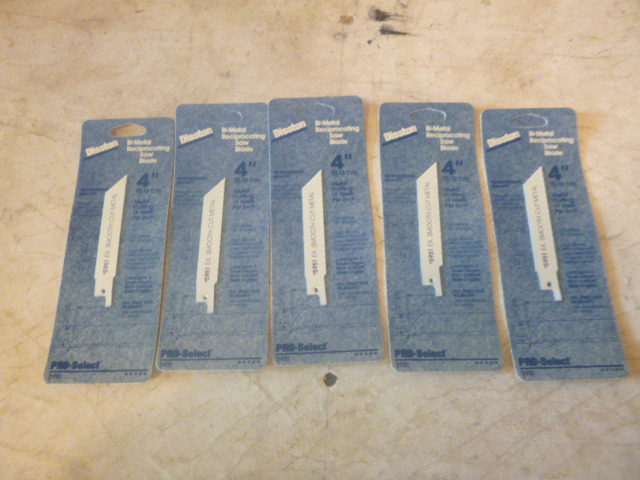 5 Disston Bi-Metal Reciprocating Saw Blades