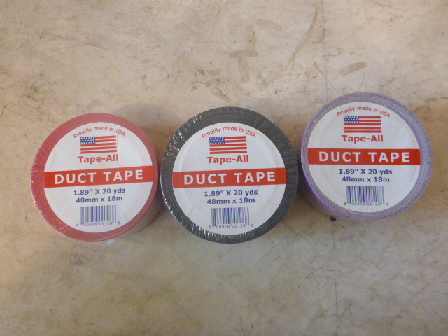 3 Rolls of Tape-All Duct Tape