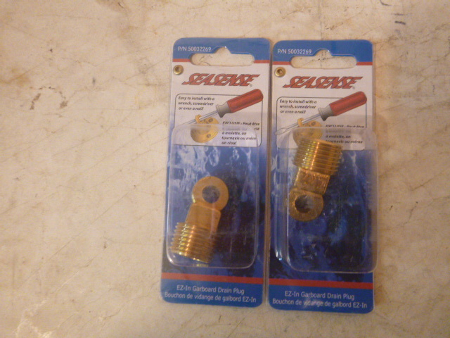 2 Packs of Seasense EZ-In Garboard Drain Plugs
