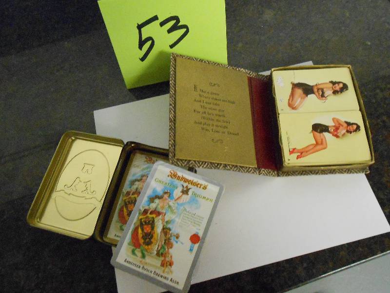 lot 53 image: Antique Playing Card sets