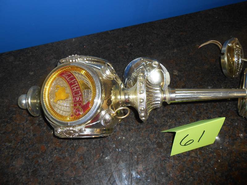 lot 61 image: Schlitz Beer wall Lights