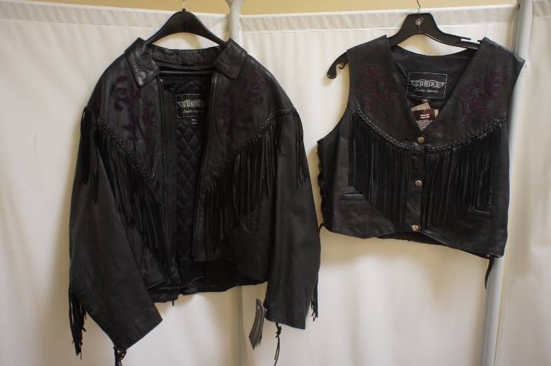 lot 1 image: Unik Leather Apparel Jacket & Vest