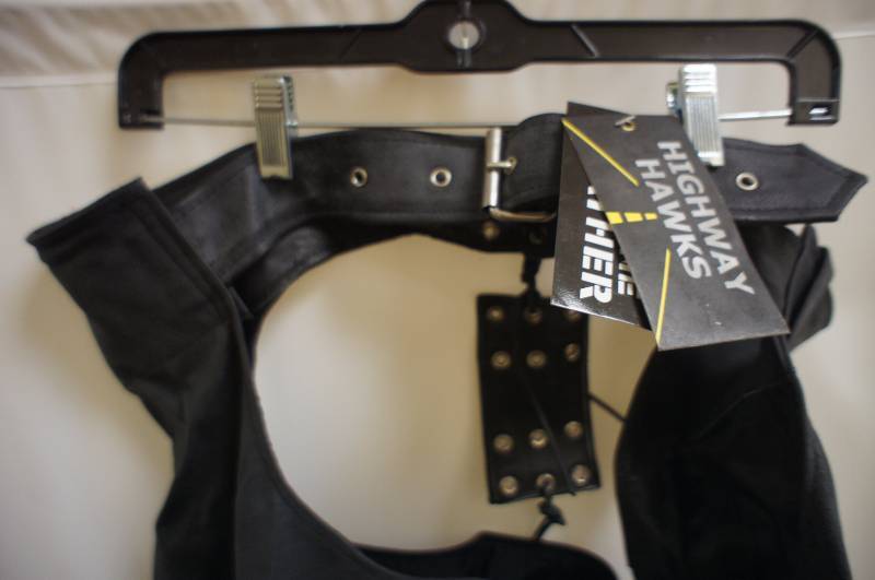 lot 24 image: Highway Hawks Leather Chaps