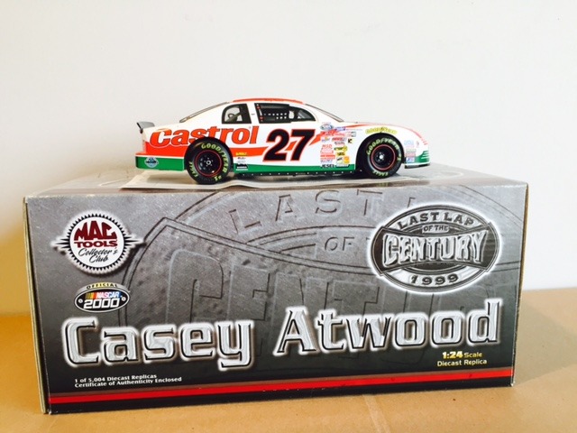lot 11 image: CASEY ATWOOD 124 1999 CASTROL GTX CHEVROLET MONTE CARLO LAST LAP OF THE CENTURY
