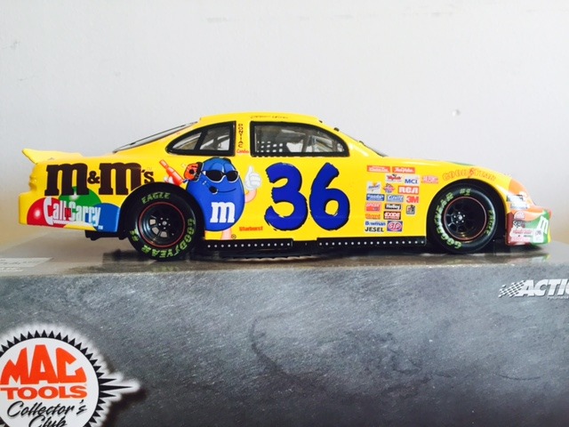 lot 19 image: ERNIE IRVAN #36 M&M 1999 PONTIAC