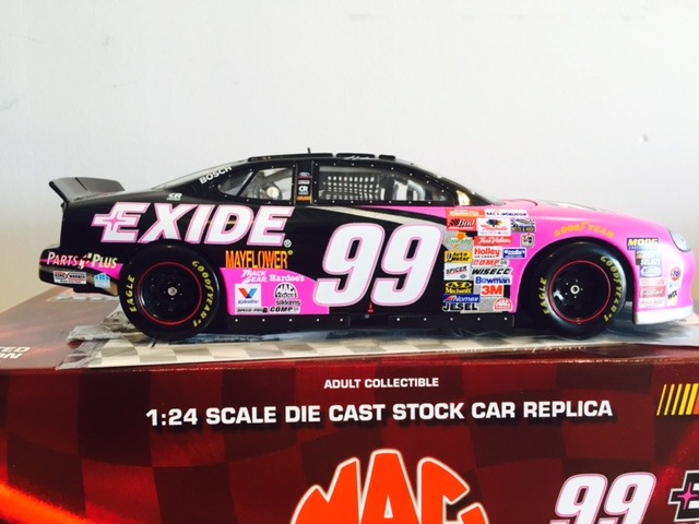 lot 25 image: JEFF BURTON #99 EXIDE BATTERIES