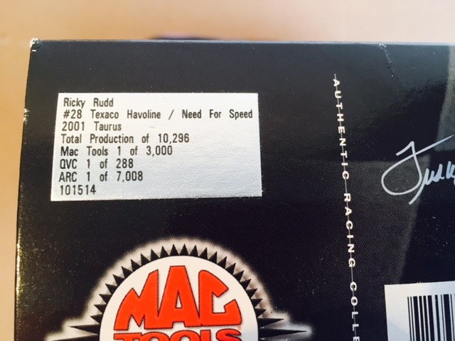 lot 35 image: RICKY RUDD #28 TEXACO HAVOLINE NEED FOR SPEED 2001 TAURUS