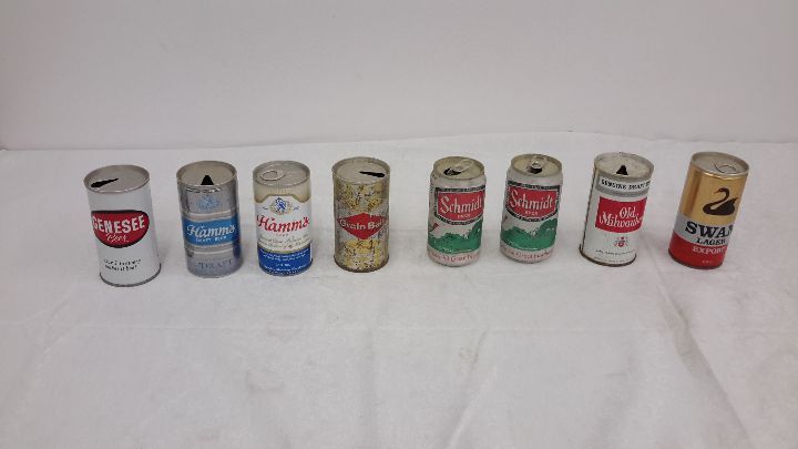 lot 1 image: collectable cans