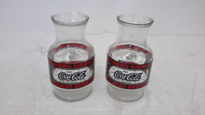 lot 30 image: Coca-cola pitchers