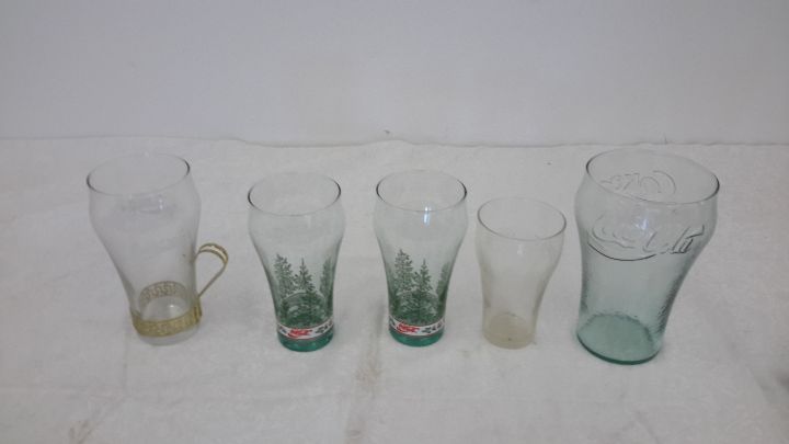 lot 31 image: Coca-cola glasses