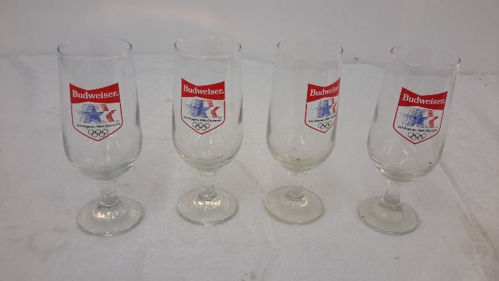 lot 49 image: Budweiser stemware