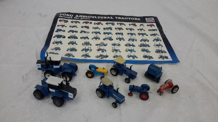 lot 131 image: Ford poster and tractor collection