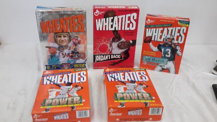 lot 135 image: Wheaties Boxes