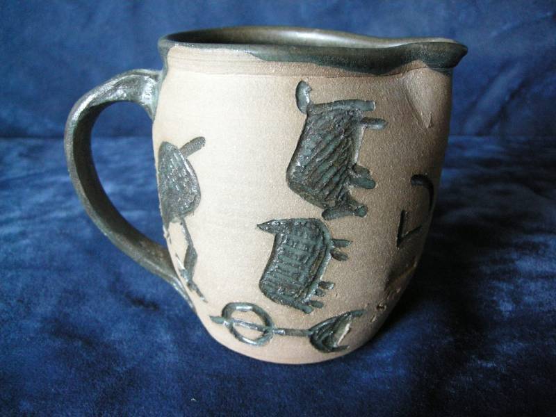 lot 20 image: Sleepy Eye Pottery pitcher