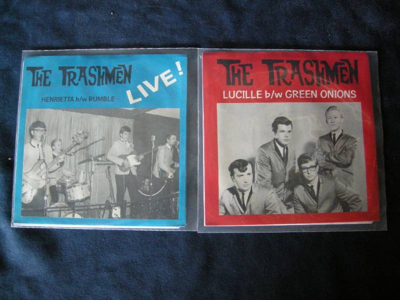 lot 72 image: The Trashmen 45s records