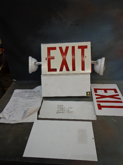 lot 37 image: Exit sign