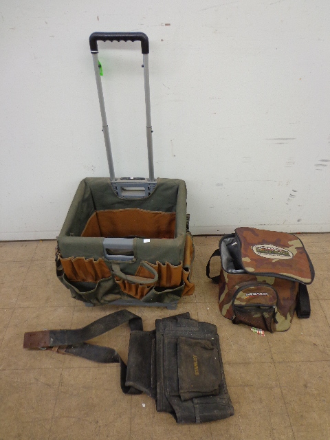 lot 76 image: Tool chest and belt