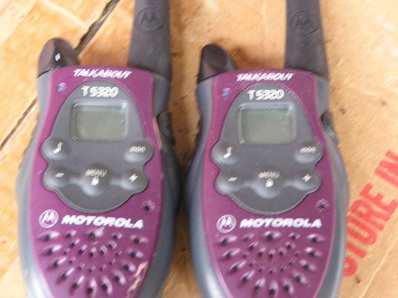 lot 46 image: MOTOROLA TALKABOUT WALKIE TALKIES T5320
