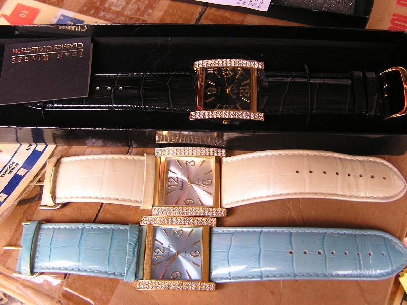 lot 60 image: LADIES WATCHES JOAN RIVERS QVC