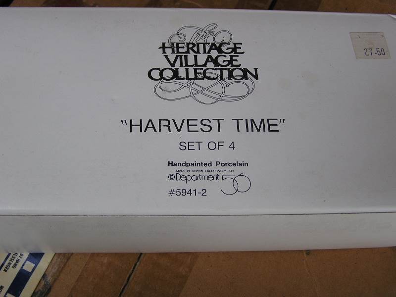 lot 92 image: DEPT 56 HARVEST TIME ACC. SET