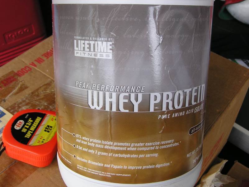 lot 73 image: WHEY PROTEIN POWDER exp.113
