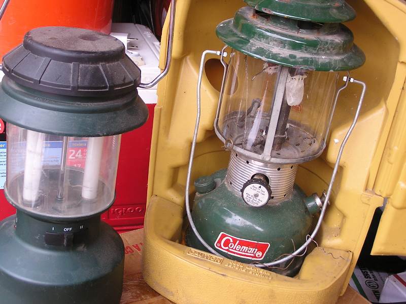 lot 78 image: coleman lanterns 2 of them