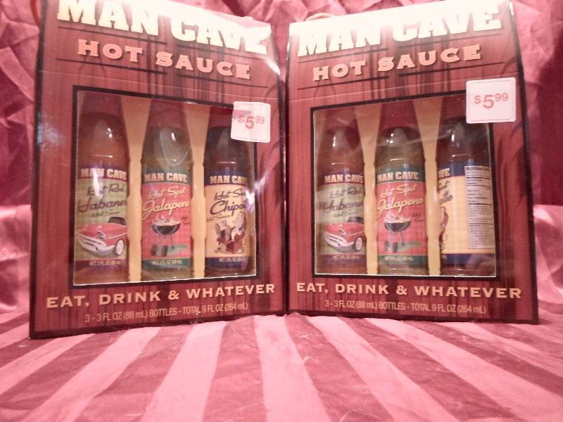 lot 20 image: Lot of 6 Man Cave Hot Sauce - 6  3...