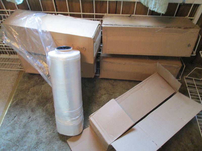 lot 145 image: 5 rolls, 1500 feet each of plastic ...