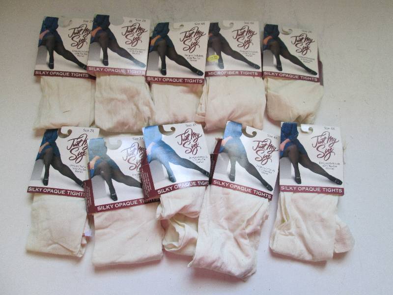 lot 9 image: lot of 10 just my size tights sizes...