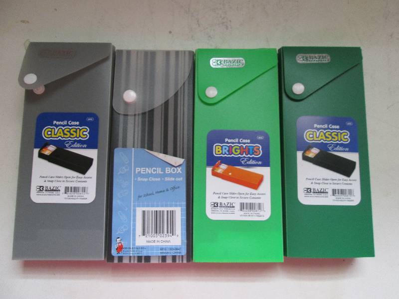 lot 14 image: lot of 4 pencil boxes new ...