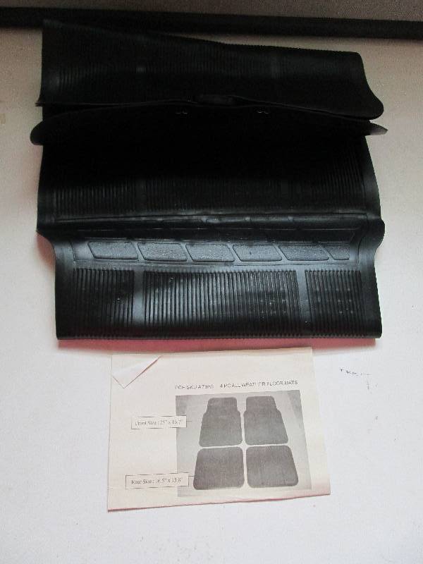 lot 19 image: 4pc all weather floormats ...