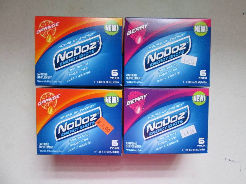lot 46 image: nodoz 2berry 2orange 6 packs...