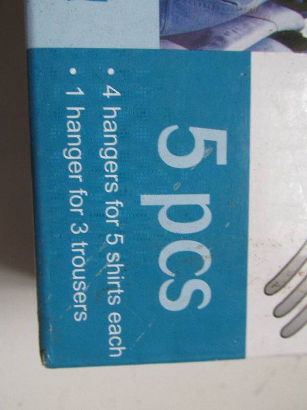 lot 49 image: 5pc closet space saver...