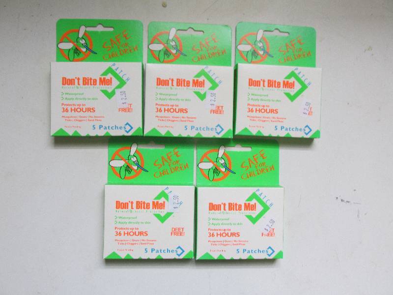 lot 50 image: 5 safe for children deet free mosqu...