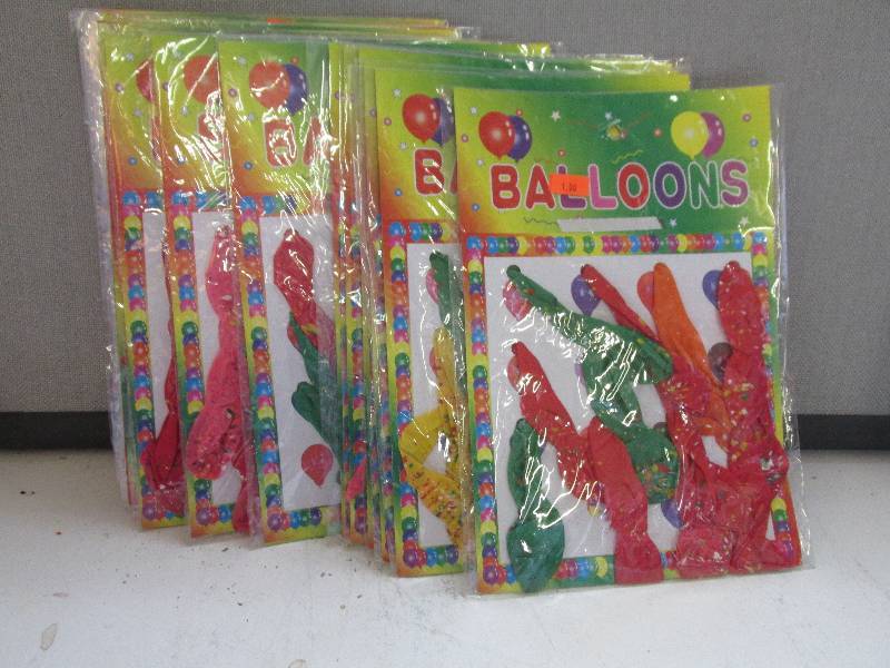 lot 53 image: 20 party baloons new in package 16p...