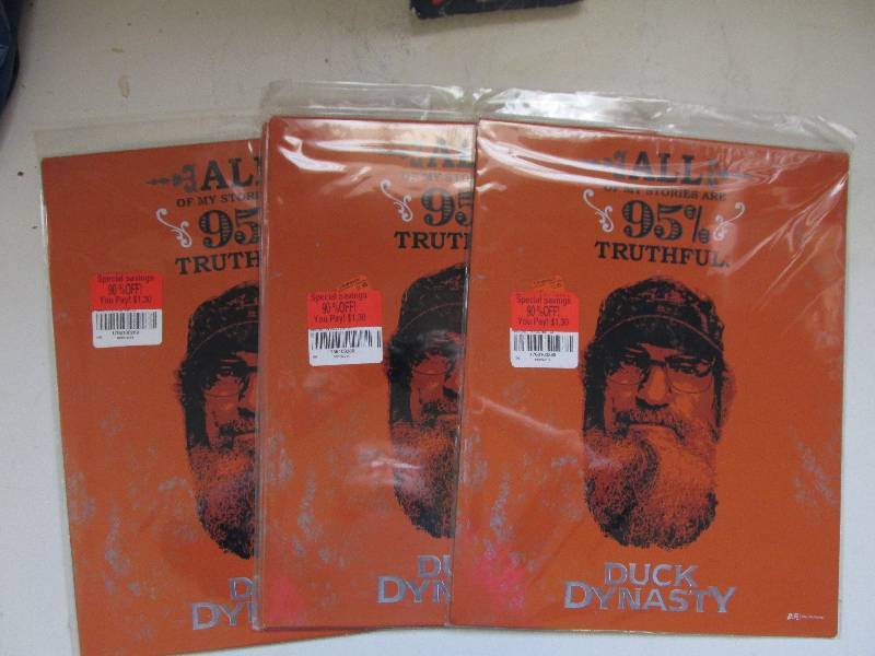 lot 58 image: lot of  4 Duck Dynasty All of my st...