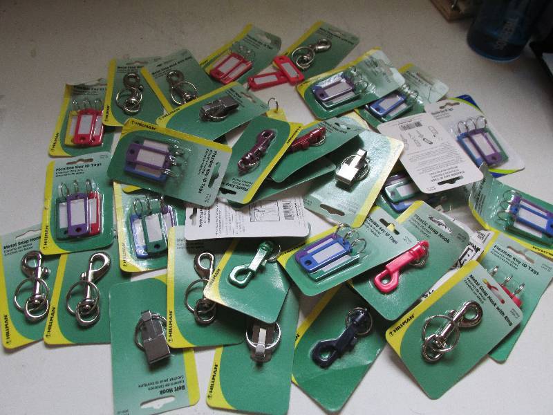 lot 71 image: lot of flexible key ID tags ...