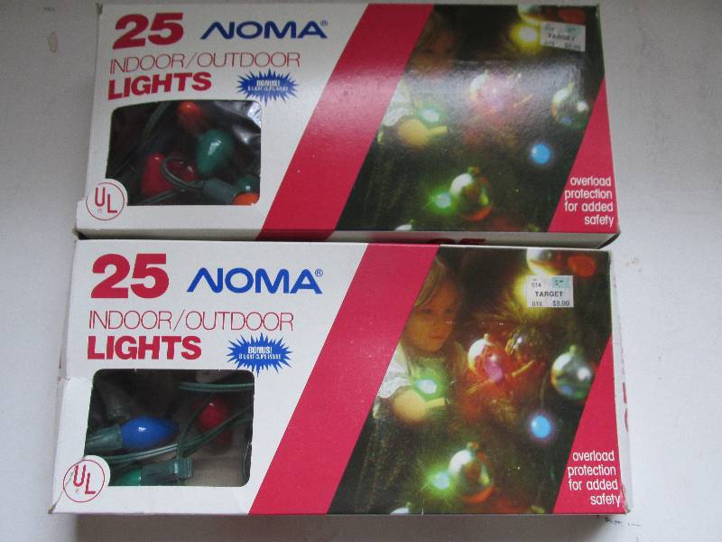 lot 77 image: lot of 2 Noma 25 indooroutdoor lig...