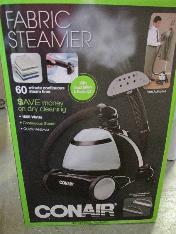 lot 111 image: Conair fabric steamer, has been use...