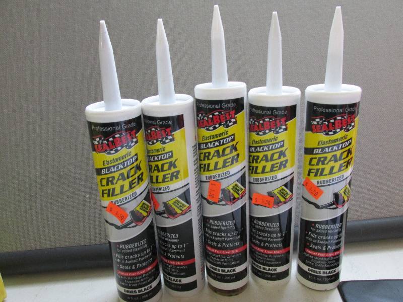 lot 139 image: 5 tubes of rubberized crack filler ...