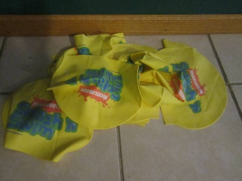 lot 224 image: splish and splash swim caps...