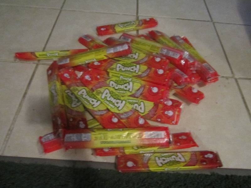 lot 225 image: sour fruit punch straws strawberry...